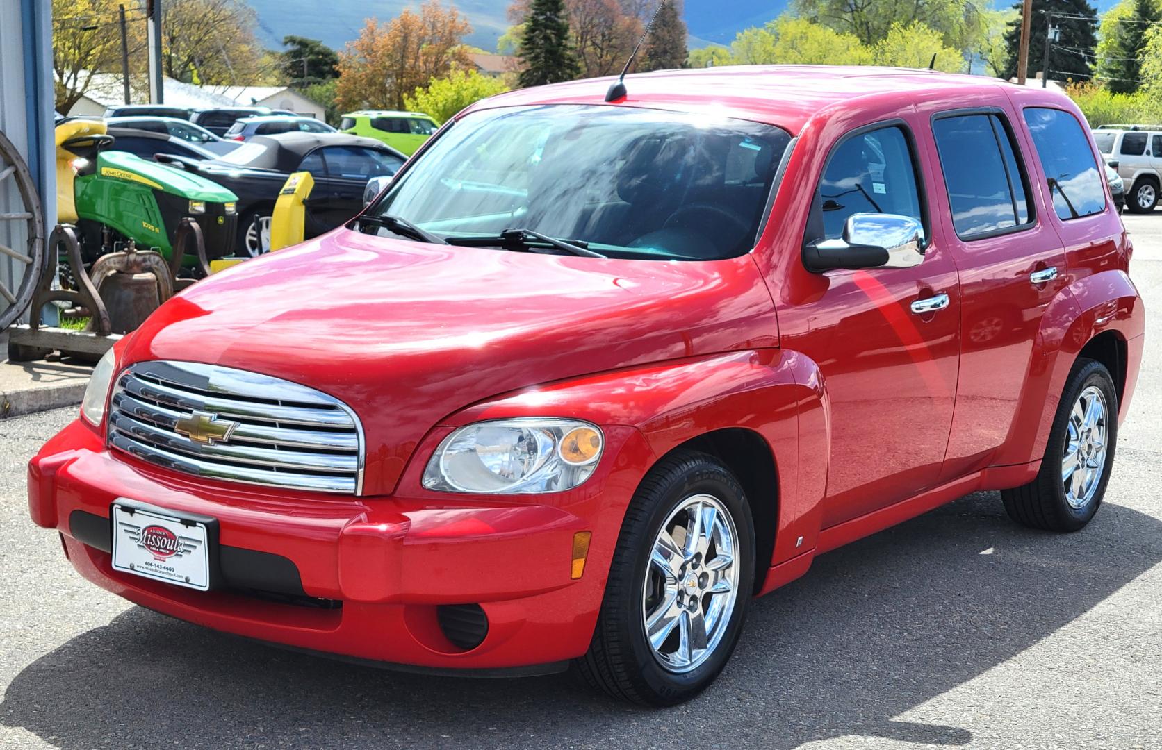 2008 Red /Gray Chevrolet HHR LT (3GNCA23D88S) with an 2.2L I4 engine, Automatic transmission, located at 450 N Russell, Missoula, MT, 59801, (406) 543-6600, 46.874496, -114.017433 - Photo#1